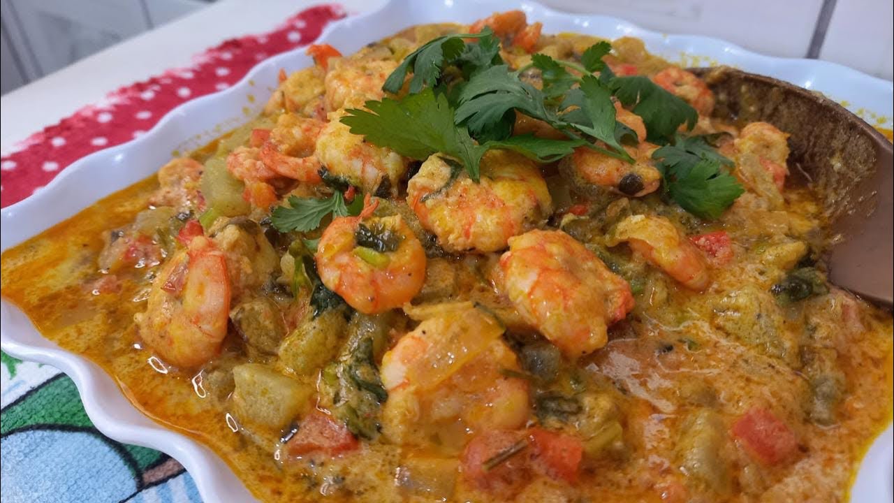MOQUECA DE CAMARÃO COM CHUCHU-RENDE MUITO-MEGA SABOROSO