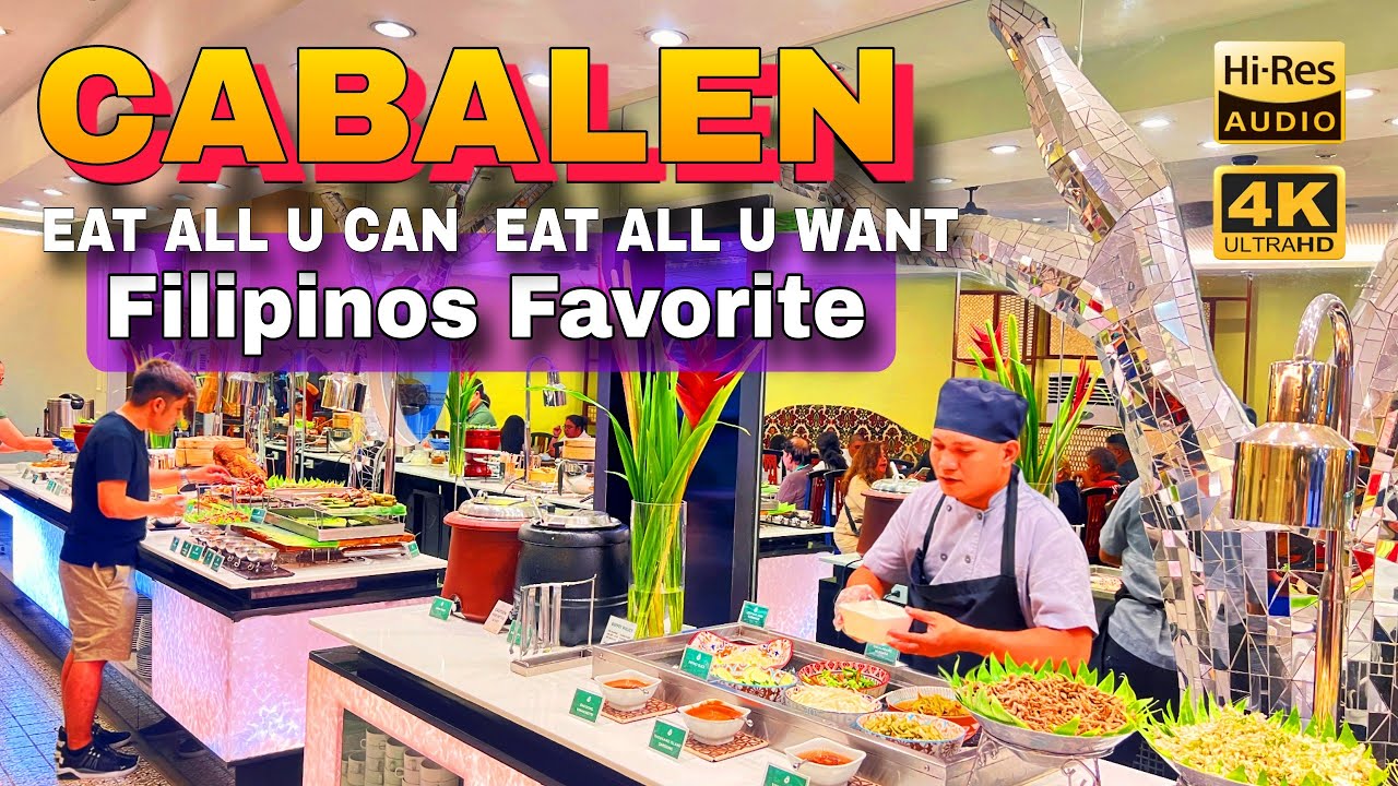 CABALEN GLORIETTA | A Taste of Home in Every Bite! 🇵🇭 | 4K Food and Walk Tour |
