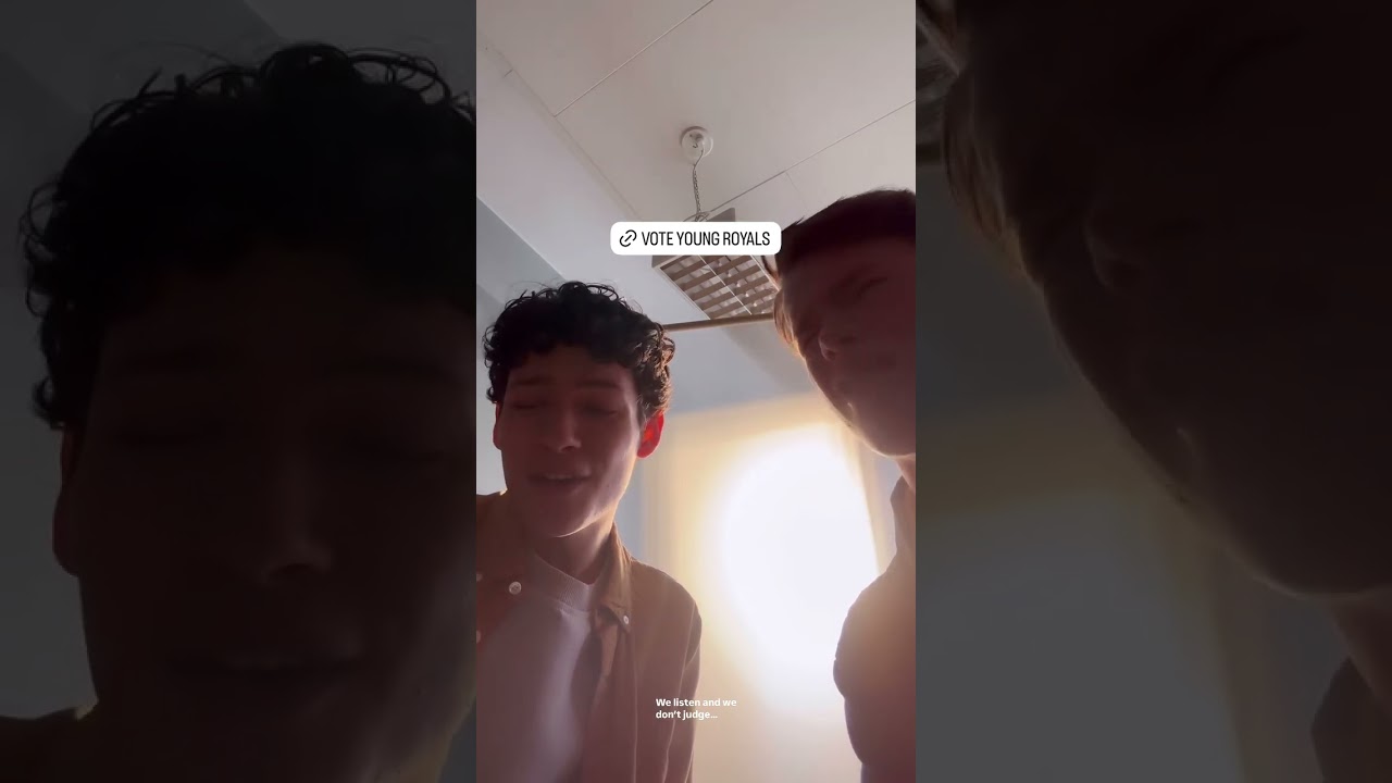 Edvin Ryding and Omar Rudberg sing Someone Like You on Young Royals set! 😍