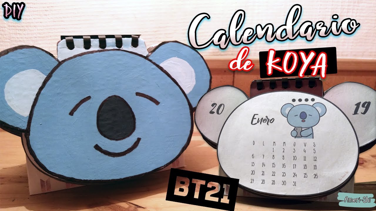[ACTUALIZADO] DIY BT21 😍 Calendario 2020-2021!💙🐨