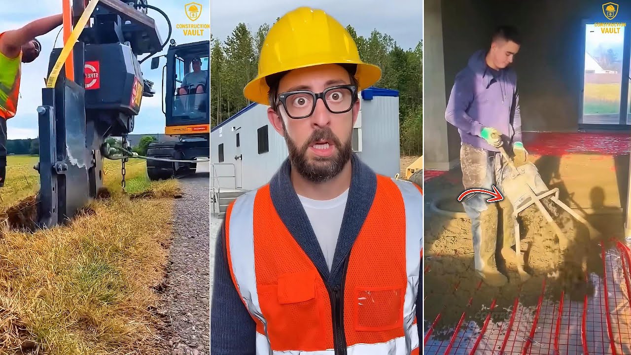Smart Construction Hacks & Worker Skills &ndash; EP05👷&zwj;♂️🔧😲