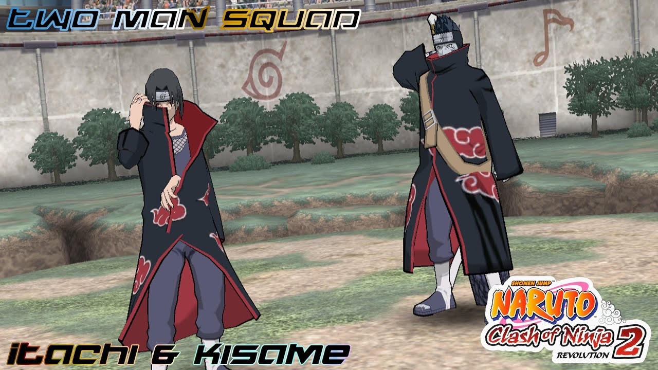 Naruto Clash of ninja Revolution 2 Itachi & Kisame Two man Squad Score Attack 60fps