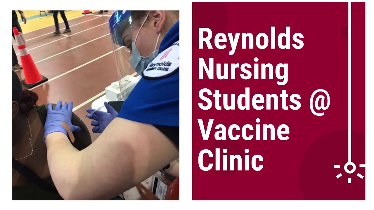 Reynolds Nursing Students Help with Vaccinations