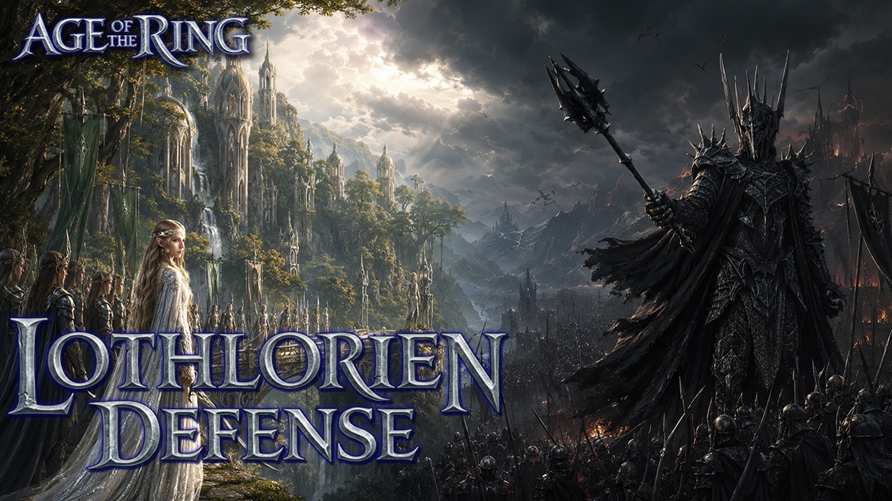 Age of the Ring | The Battle for Lothlorien - Massive Wave Defense (Custom Map)