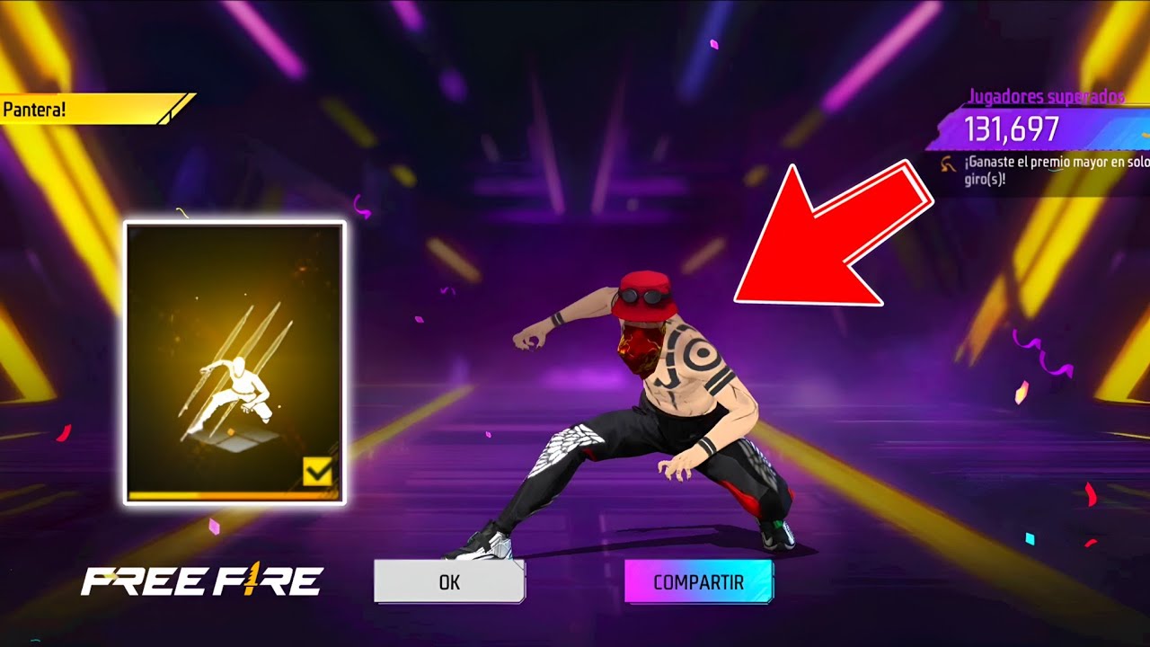 SACANDO LA ENTRADA INSTINTO PANTERA CON 49 DIAMANTES 😱💎! EN LA RULETA MAGICA FREE FIRE 