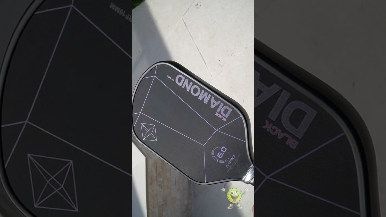 Six Zero Black Diamond Amethyst Edition Pickleball Paddle