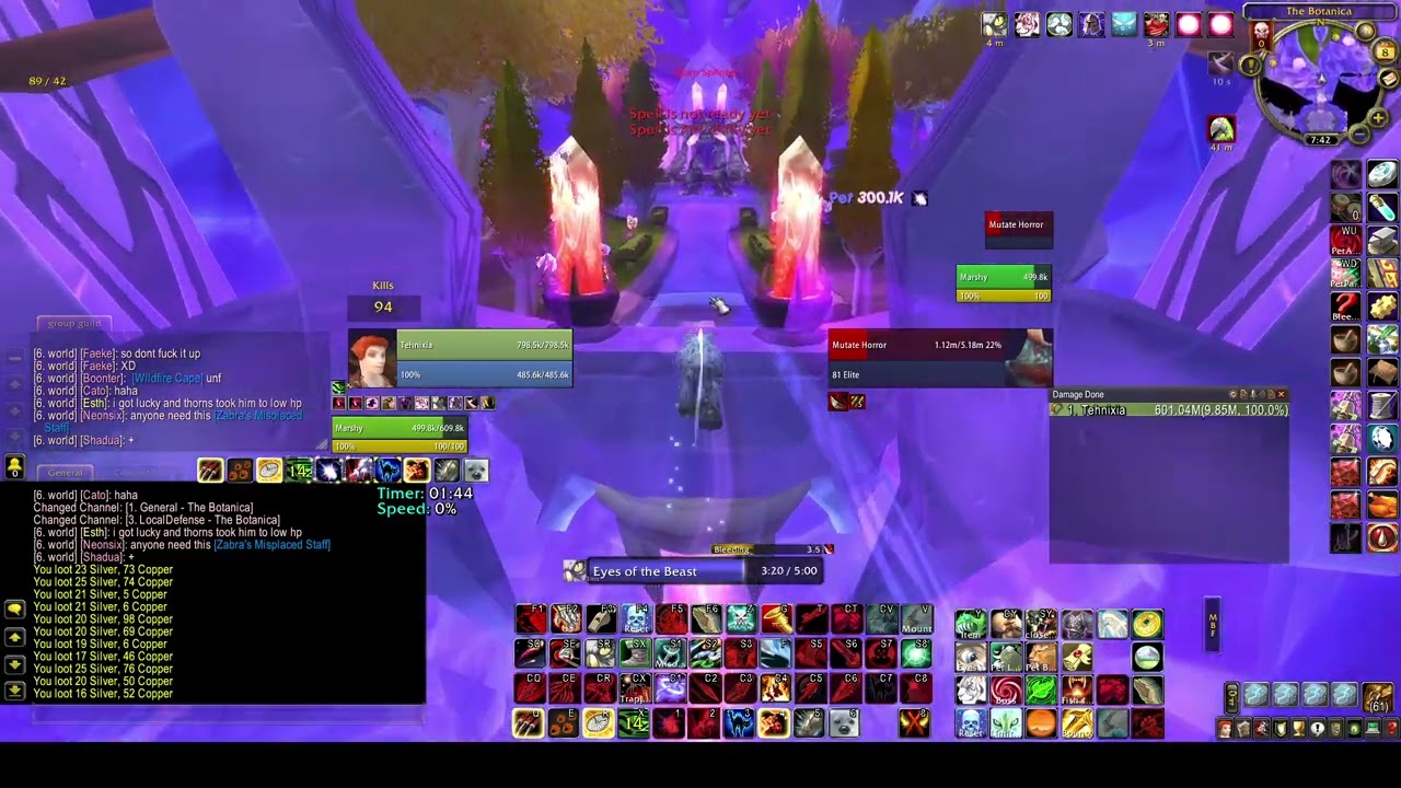 Synastria WoW - Mythic Botanica - BM Hunter