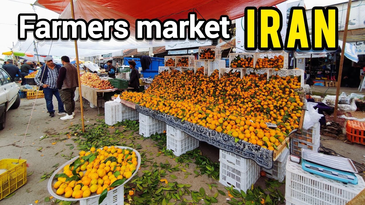 farmers market walk tour in ZIYABAR city,someh sara,iran.دوشنبه بازار ضیابر