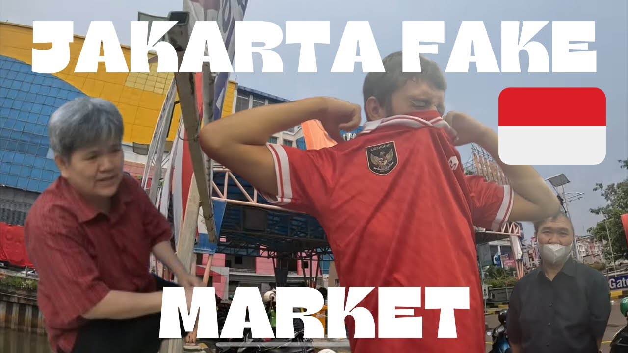 Покупки на КРУПНЕЙШЕМ рынке подделок в Джакарте (Yeezys за 15 долларов)