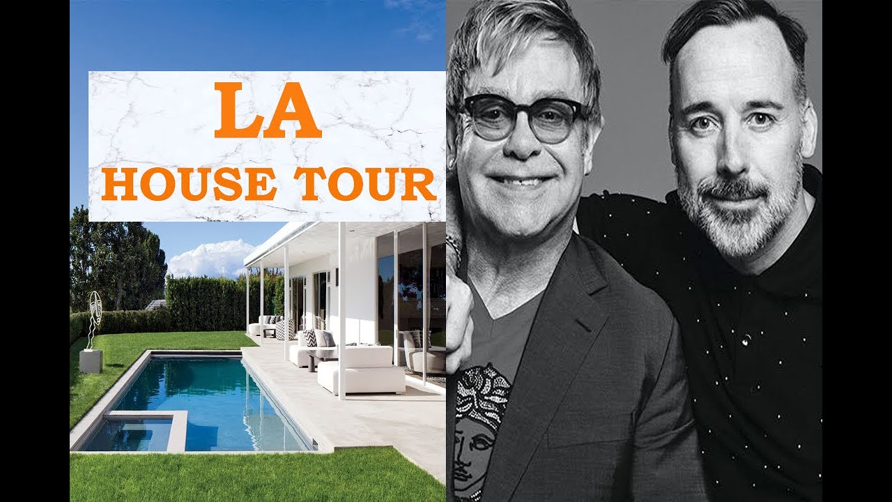 INSIDE ELTON JOHN & DAVID FURNISH’S LA PAD | Interior Design Tour