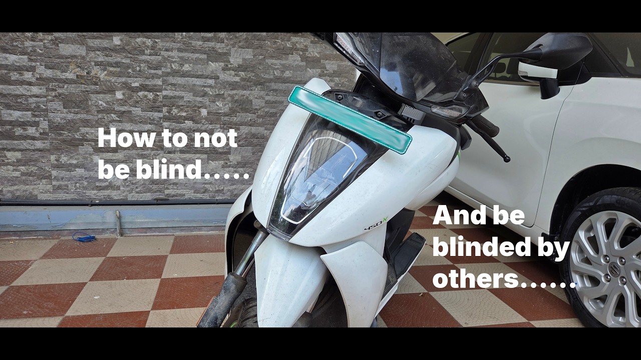 How To Adjust Ather 450x  headlight.