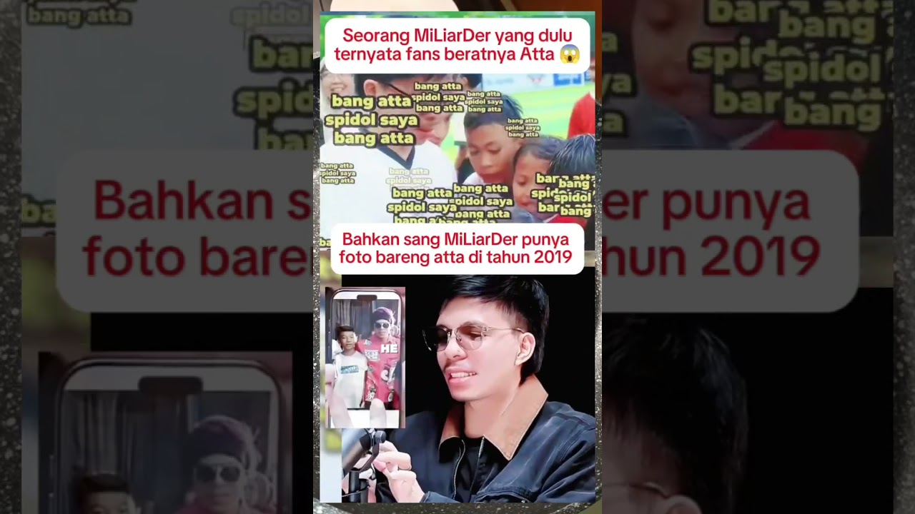 Seorang MiLiarder ternyata fans berat nya Atta 😱 #attahalilintar #miliarder #selebriti #shorts #fyp