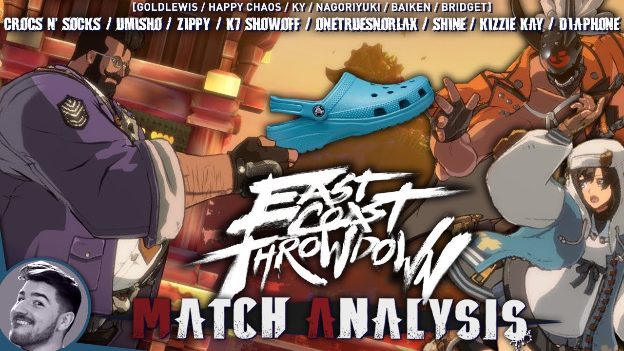 Goldlewis and Bridget in Top 8 | East Coast Throwdown Match Analysis (Guilty Gear Strive)
