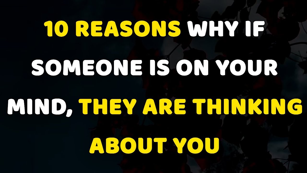 Why If Someone Is On Your Mind, They're Thinking About You | Psychology Amazing Facts | @mindfactus