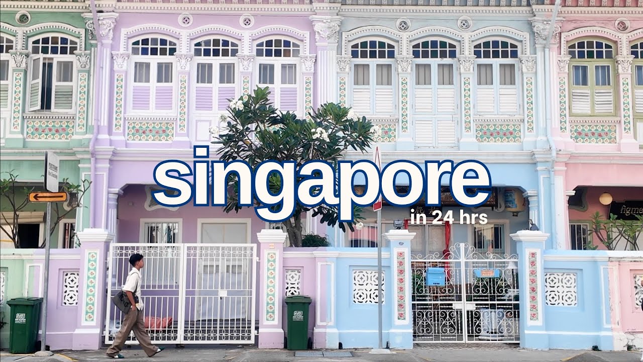 exploring singapore in 24 hrs - shopping, architecture, food