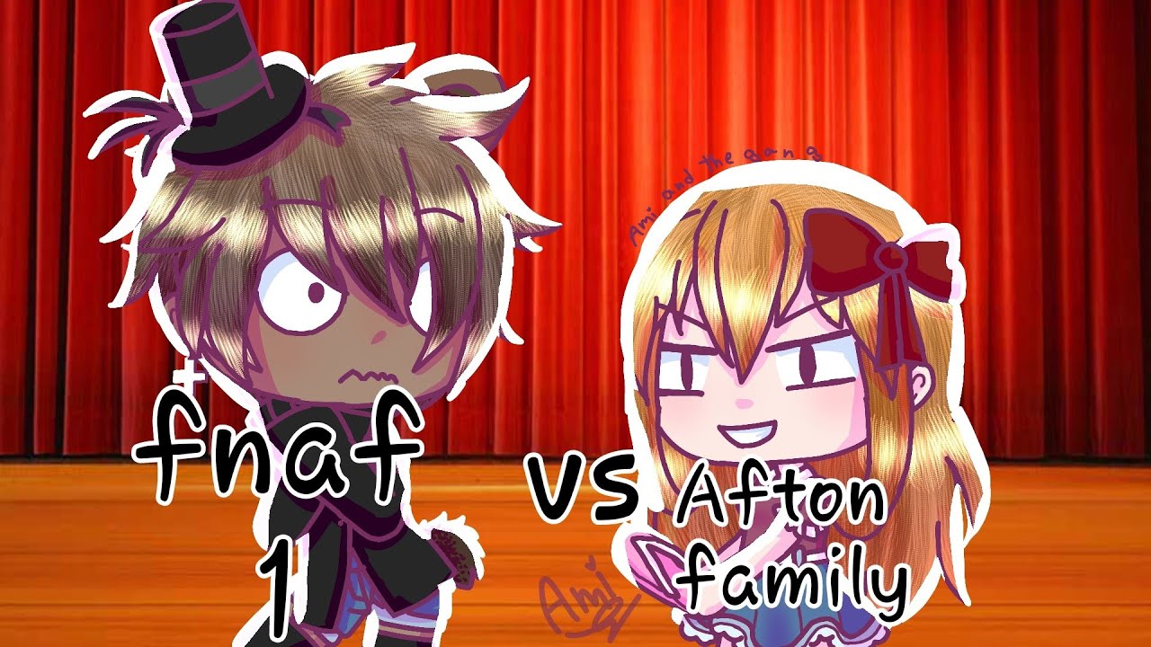 Fnaf 1 vs Afton family singing battle ||gacha life|| this is my AU (read pined comment)