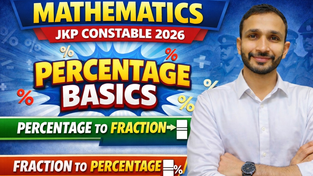 MATHEMATICS || JKP CONSTABLE || FREE LIVE CLASSES || BY SHUKLA SIR