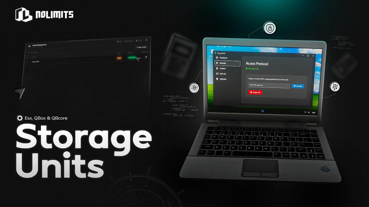 FiveM Storage Lockers Script | Advanced Rental Stash System