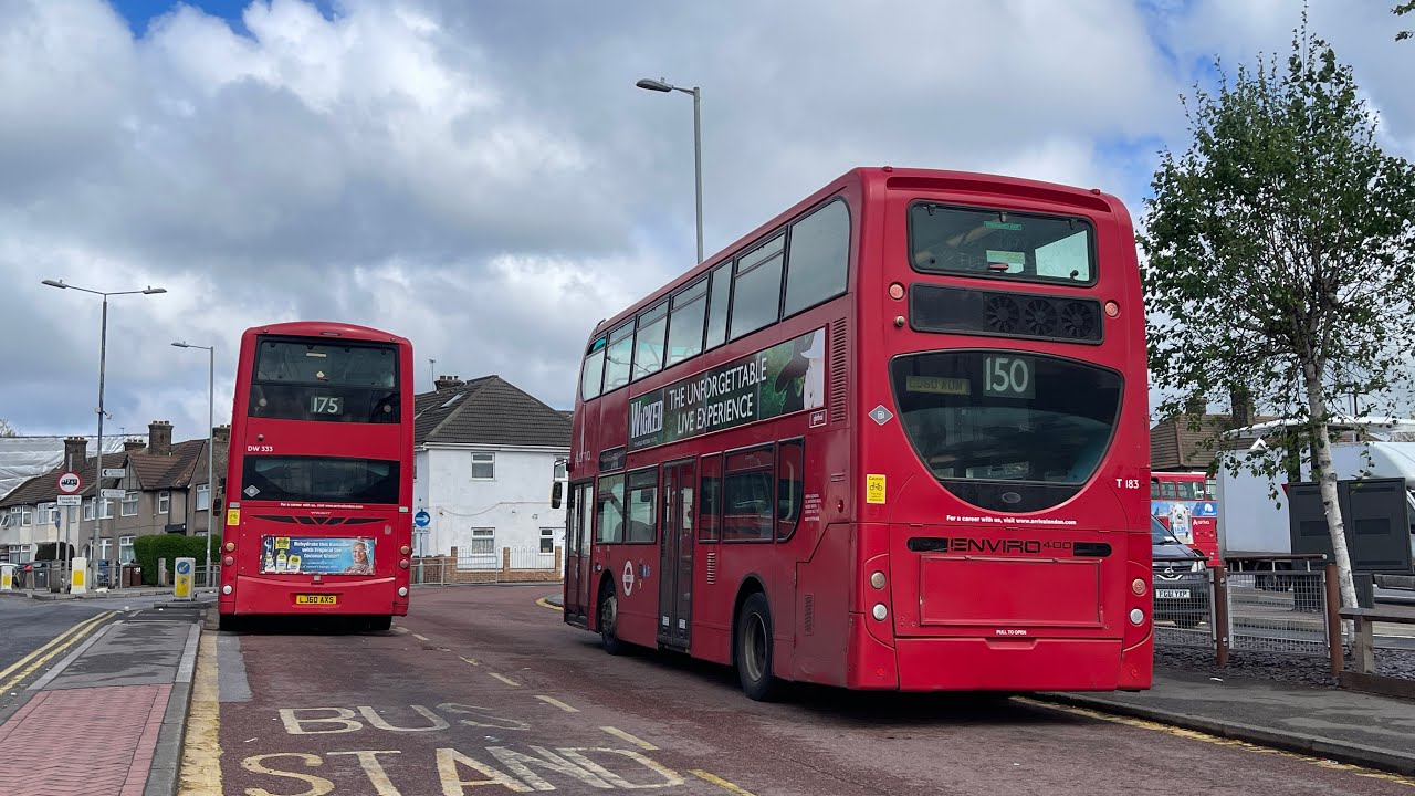 *Powermode Topodyn* Journey on Route 175. ADL Enviro400 (T183 - LJ60AUM)