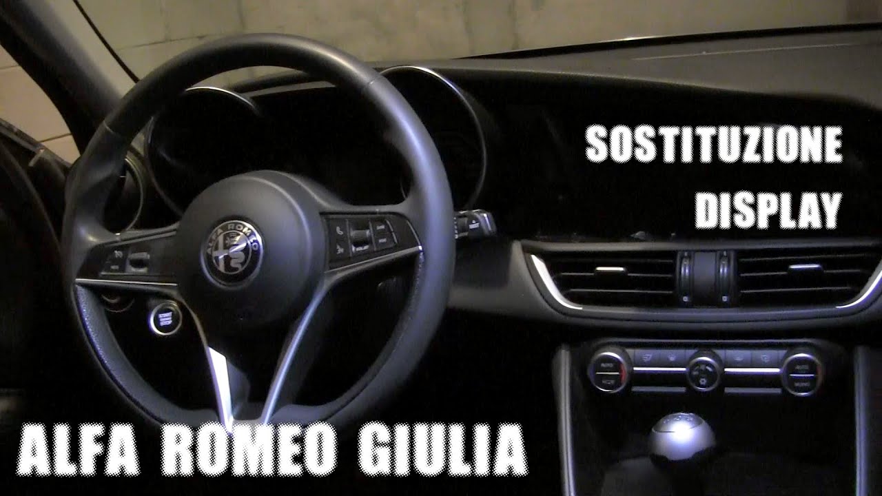 Sostituzione Display Infotainment Alfa Romeo Giulia