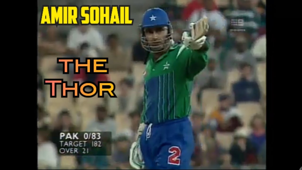 Aamir Sohail’s Fighting 55 vs West Indies | Sydney 1996/97 | Carlton & United Series Highlights