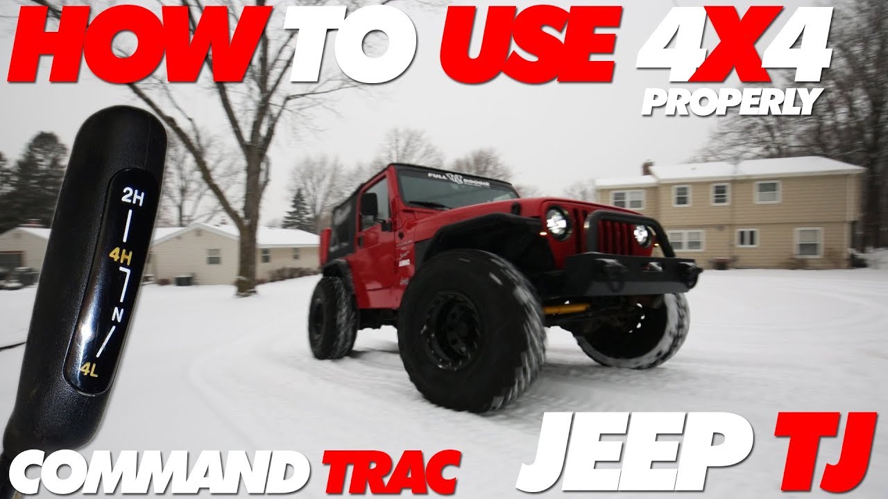 Как правильно использовать полный привод на Jeep TJ
