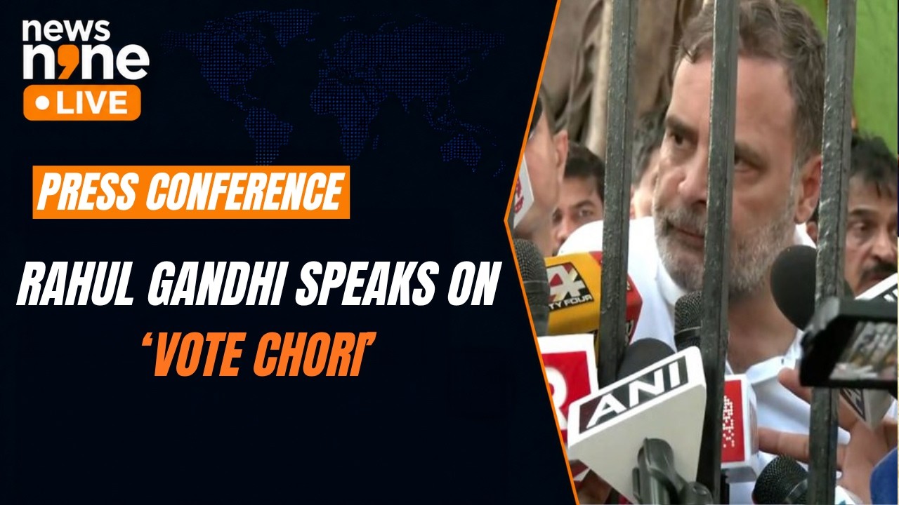 LIVE: Rahul Gandhi Holds Press Conference outside Prasar Bharati Bhawan I Delhi