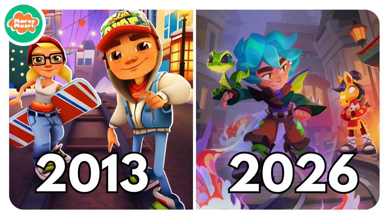 Evolution of LONDON Map in Subway Surfers (2013 - 2026)