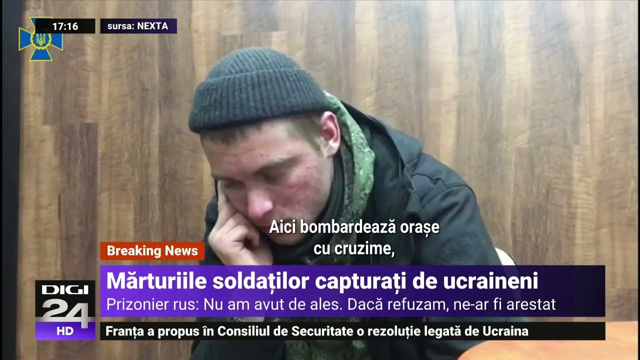 Mărturiile militarilor ruși luați prizonieri: Au spus că mergem ca pacifiști, dar am fost agresori