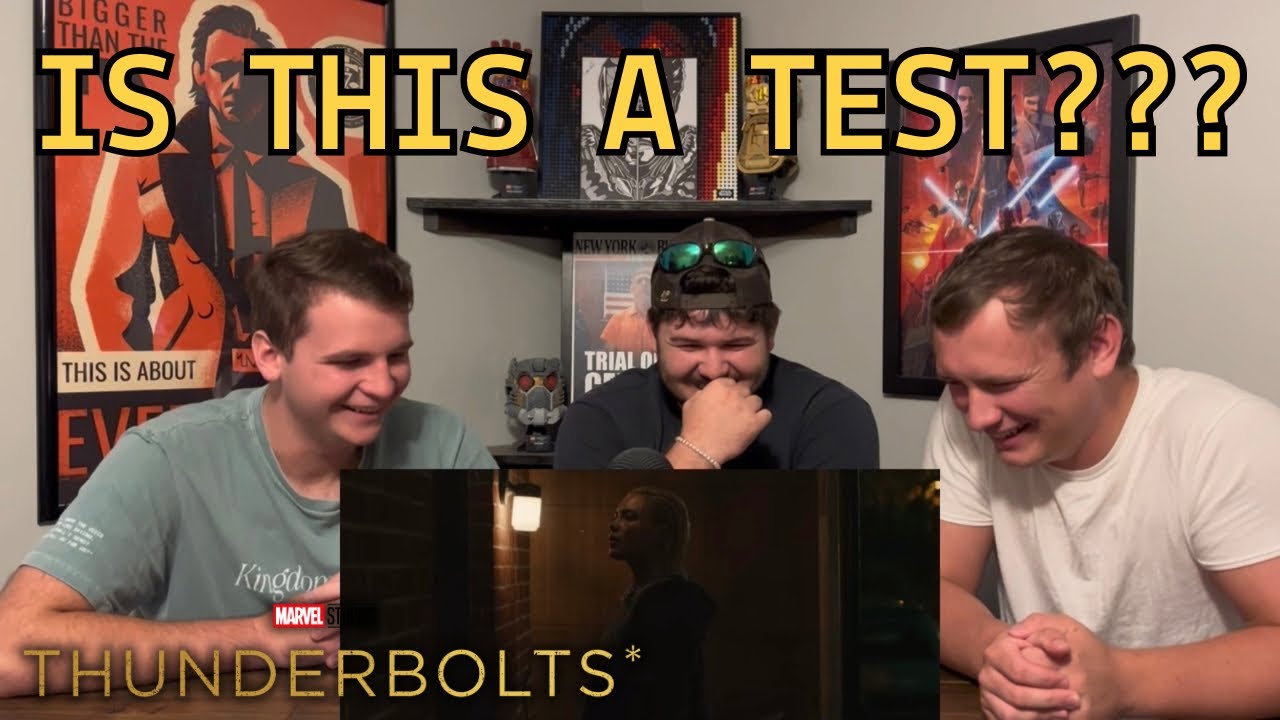 Thunderbolts Trailer Reaction! | Official Teaser Trailer Reaction | Interesting Group of Characters!