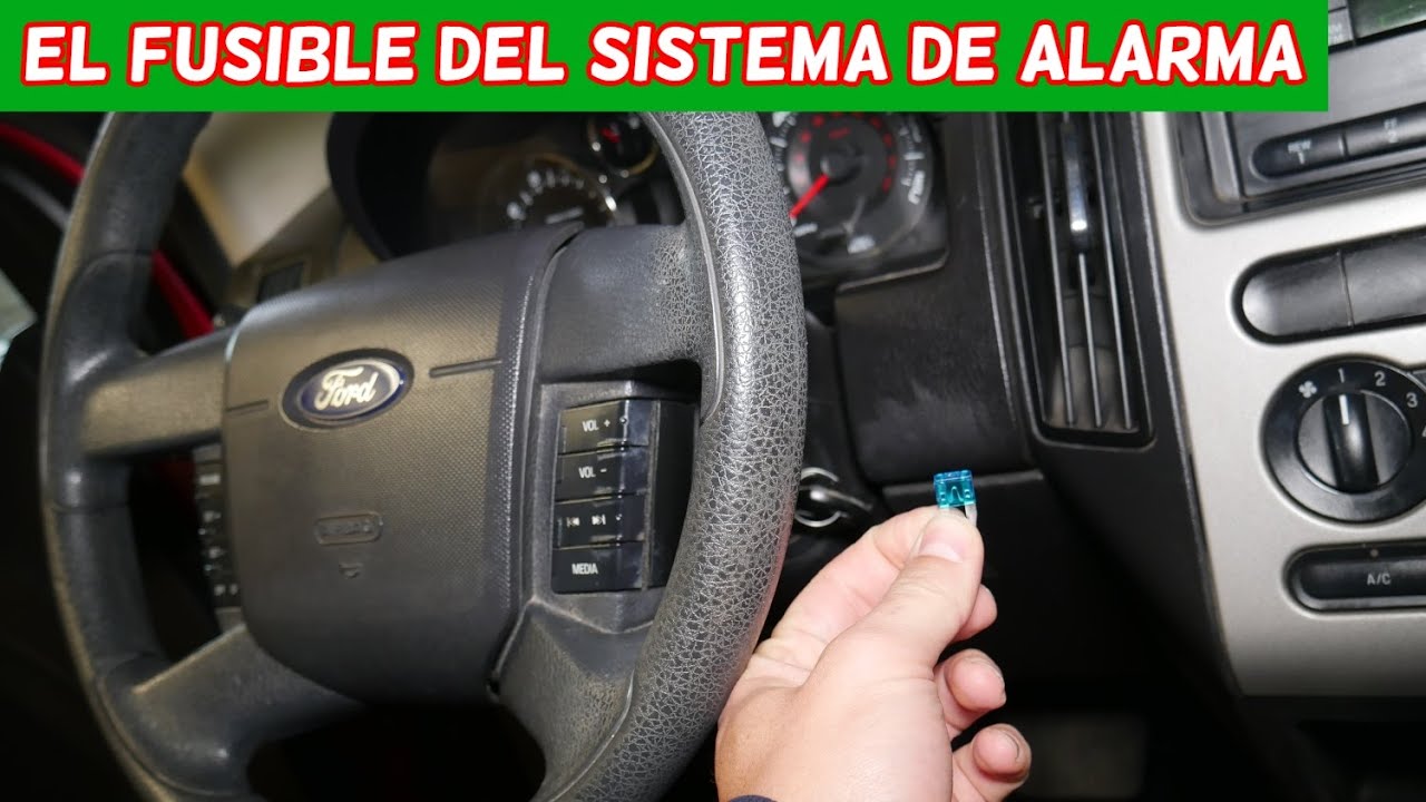 DÓNDE ESTÁ EL FUSIBLE DEL SISTEMA DE ALARMA Y INMOVILIZADOR EN FORD EDGE