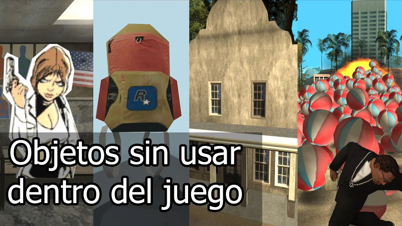 Objetos y modelos removidos de GTA San Andreas