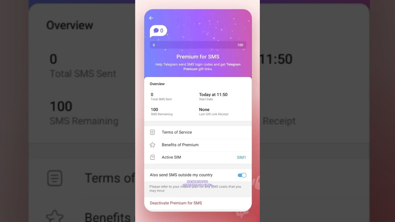 Telegram-рассылка &laquo;Премиум за СМС&raquo;, что?!📨