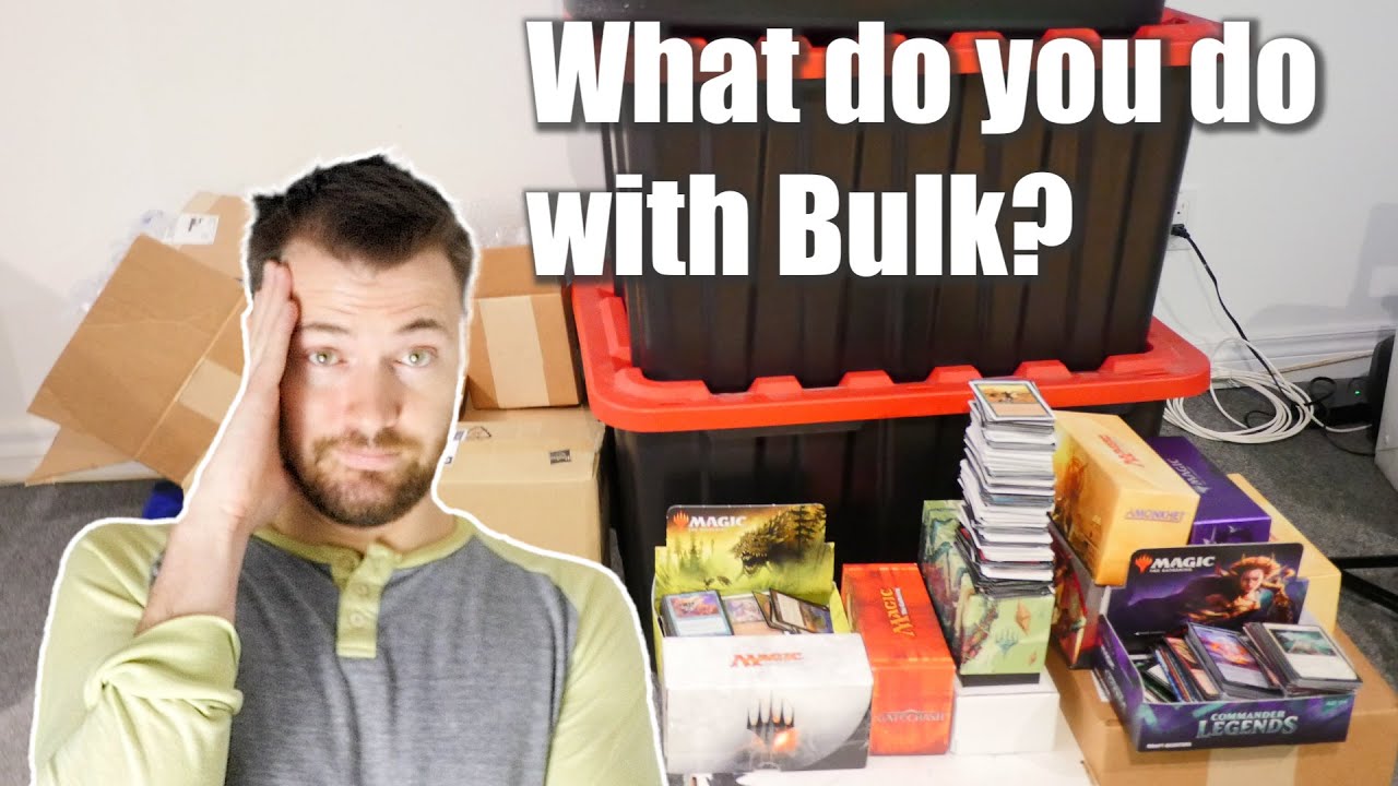 Что вам следует сделать со всеми вашими картами Bulk Magic The Gathering?