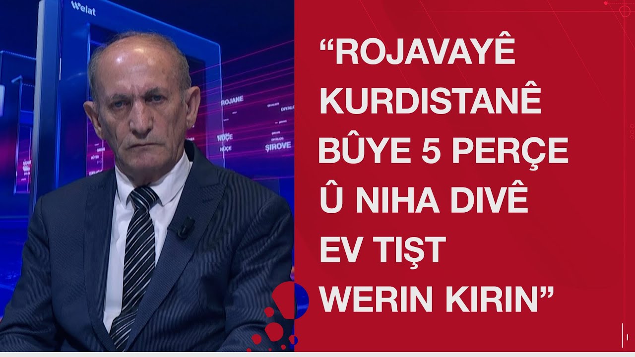 Dr. Ismaîl Hesaf: Rojavayê Kurdistanê bûye 5 perçe û niha divê ev tişt werin kirin