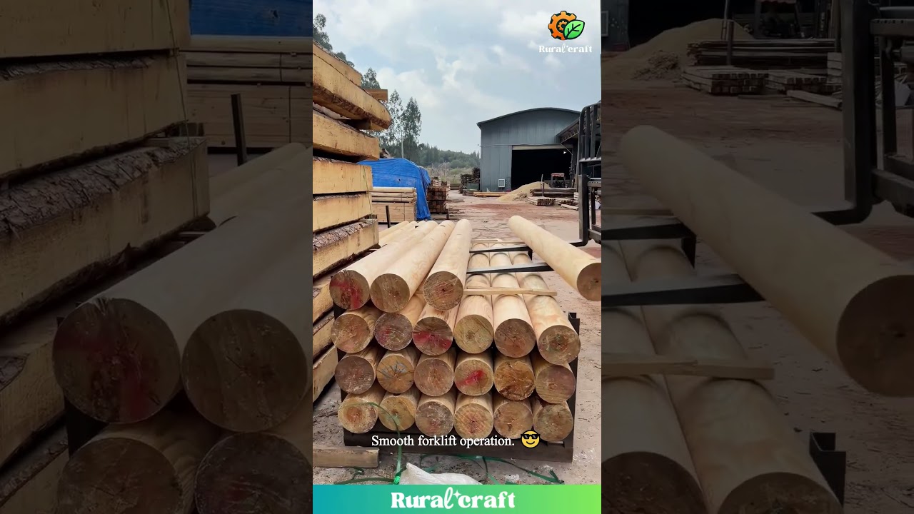 Satisfying Lumber Mill Action! #woodworking #asmr #satisfying #oddlysatisfying