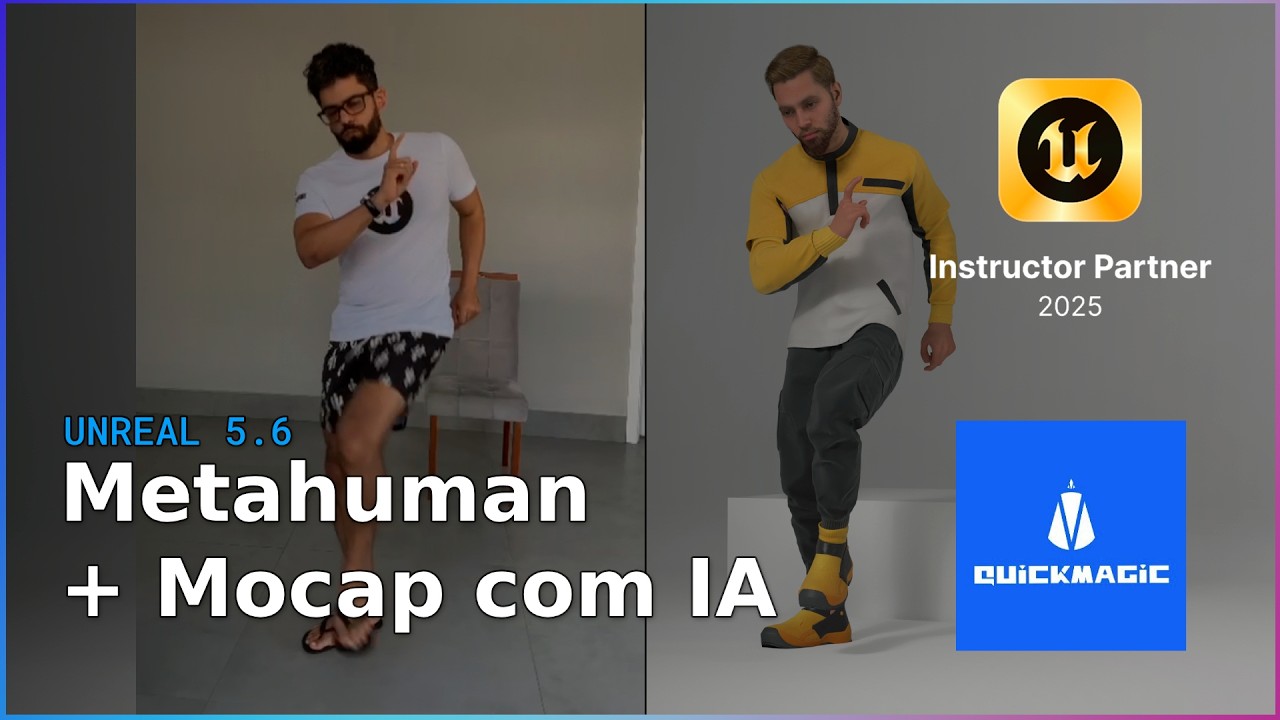 Como Fazer Animação de Mocap Fácil com Metahuman na Unreal Engine 5