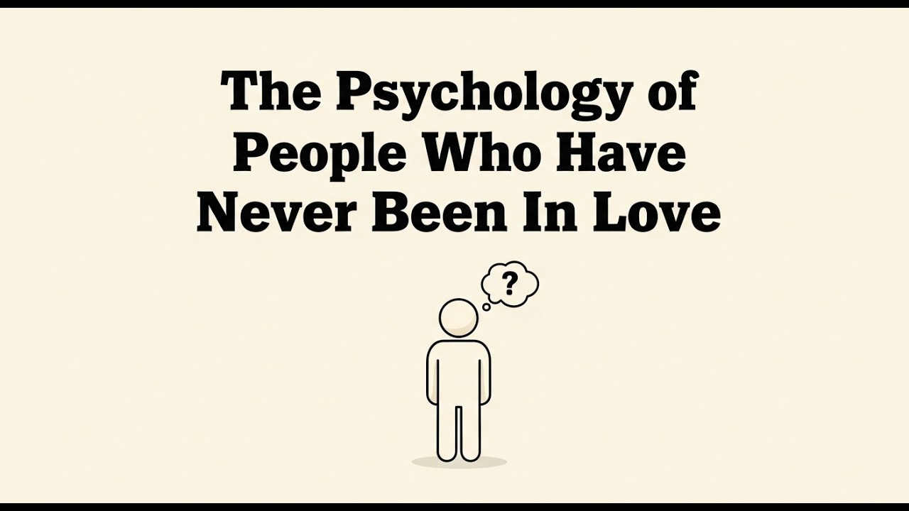 Psychology Of People Who Have Never Been In Love