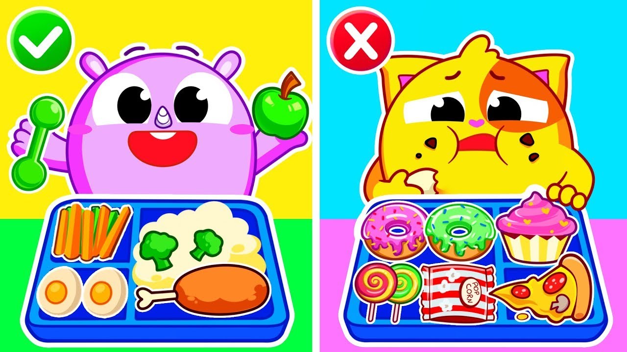 Learn Healthy Eating for Kids | Healthy Food vs Junk Food Song | Good Habbits | Funny Baby Songs