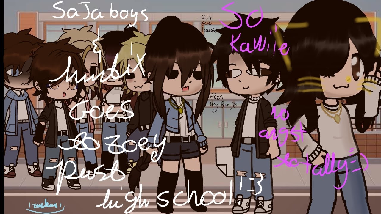 ★Saja boys and Huntrix (except zoey) goes to the past (eng/Sp) og! I think idk★