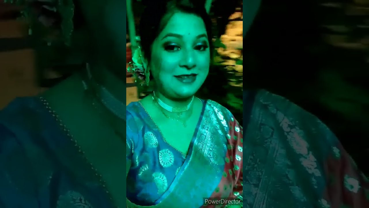 Attend the marriage ceremony of a neighbour😍#marriageceremony #partylook #amadergolpogulobysanchita