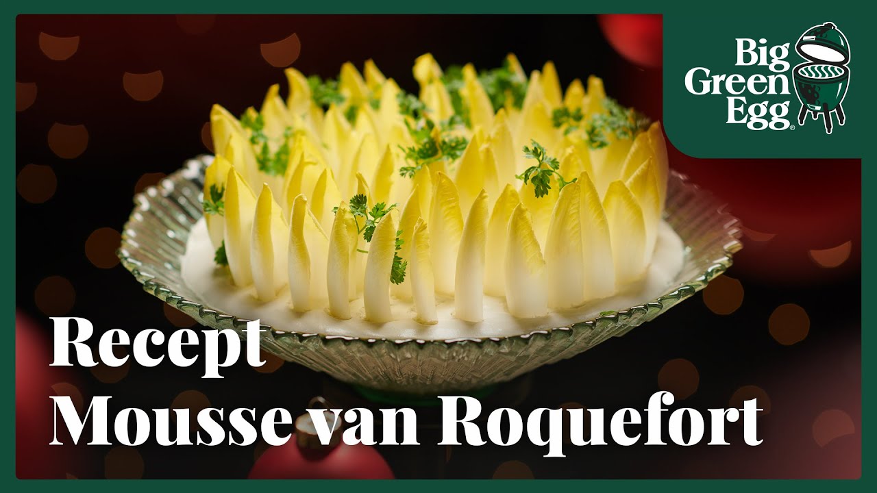 Recept: Mousse van Roquefort met witlof | Big Green Egg
