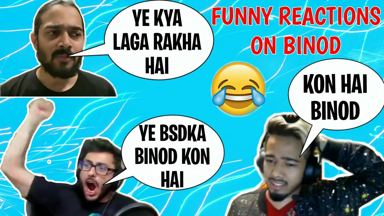 Streamers reaction on BINOD | Carryminati reaction on Binod | #binod #carryreactonbinod