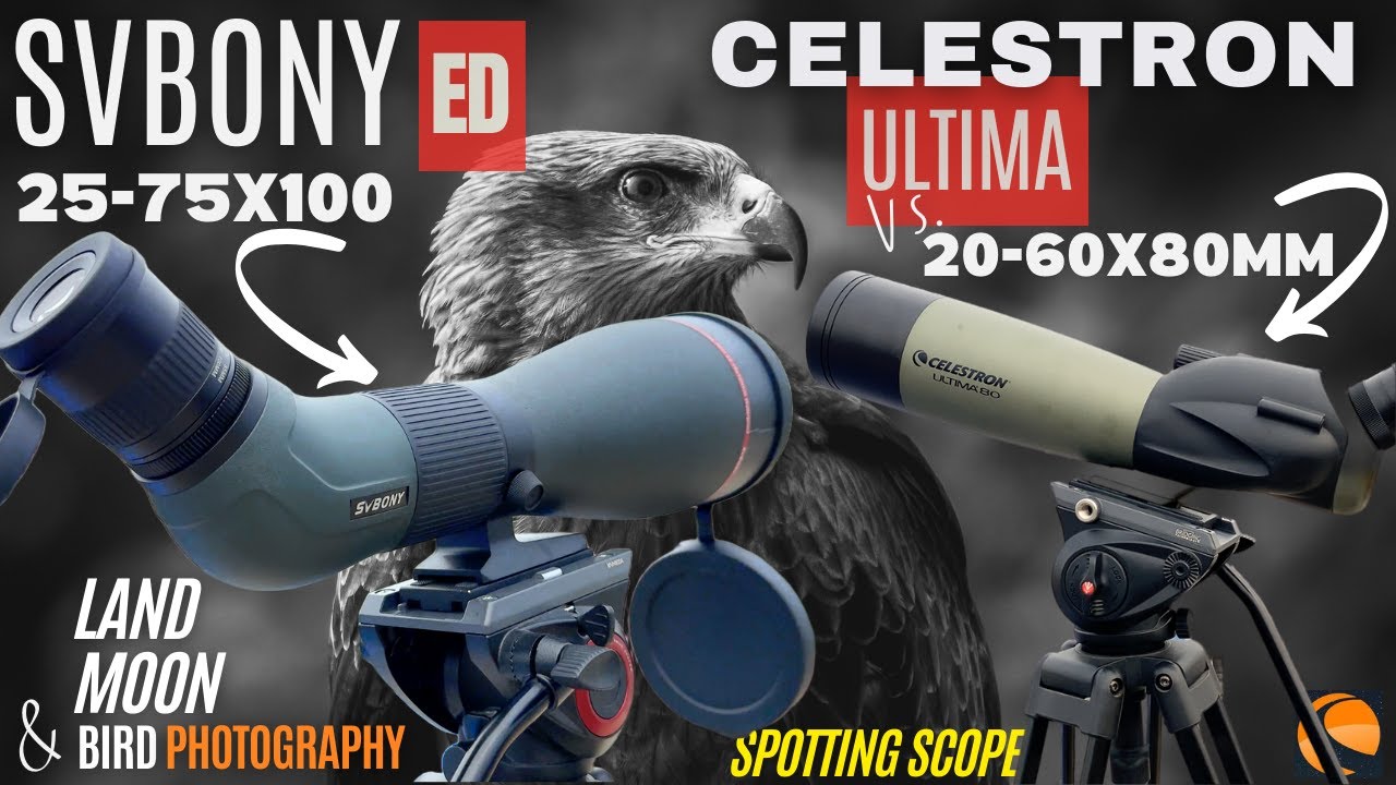 SVBony SA401 25-75X100 APO vs Celestron Ultima 20-60X80 Spotting Scope [WATCH THIS BEFORE BUYING!]