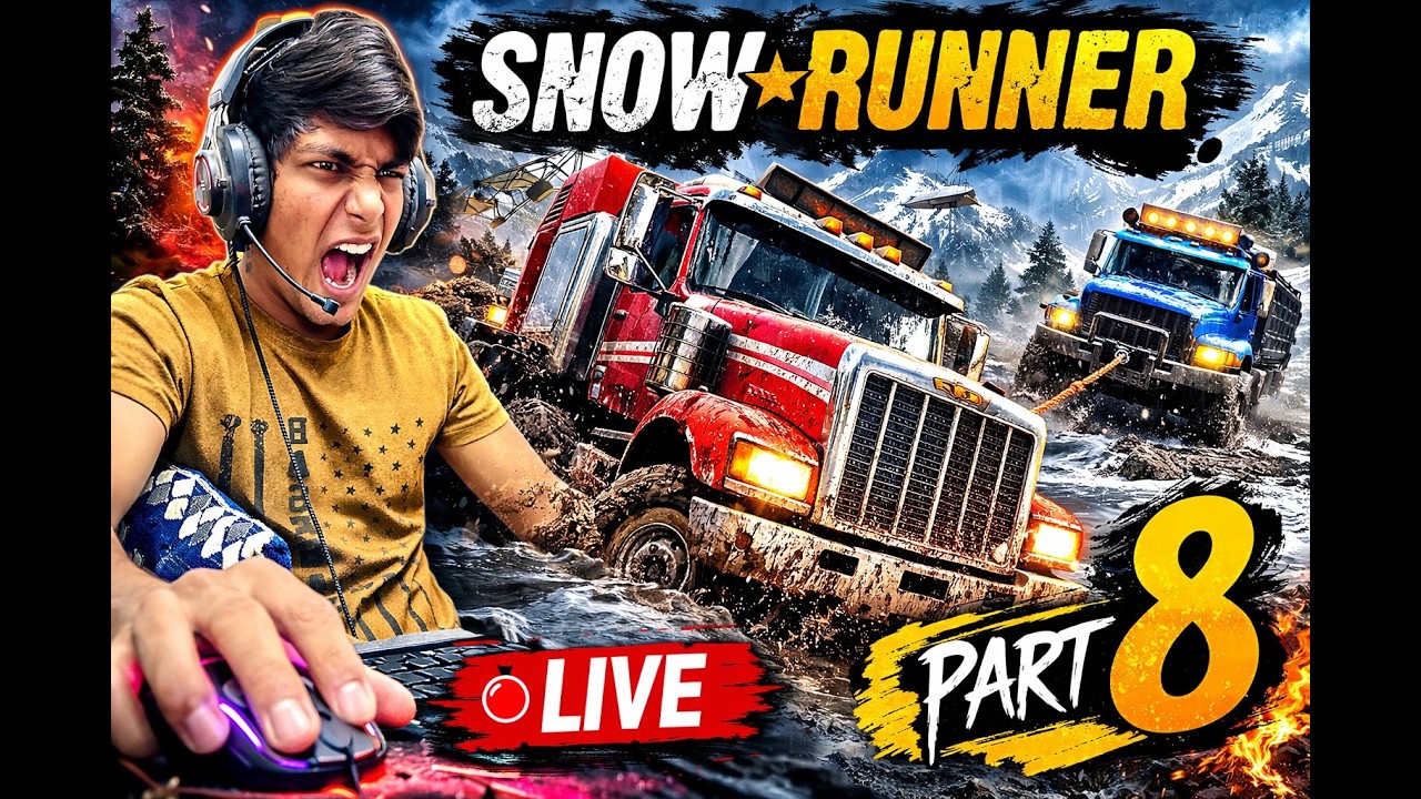 SnowRunner LIVE 🚛 | Part 8 – Extreme Offroad Mission ❄️ | Road to 1K