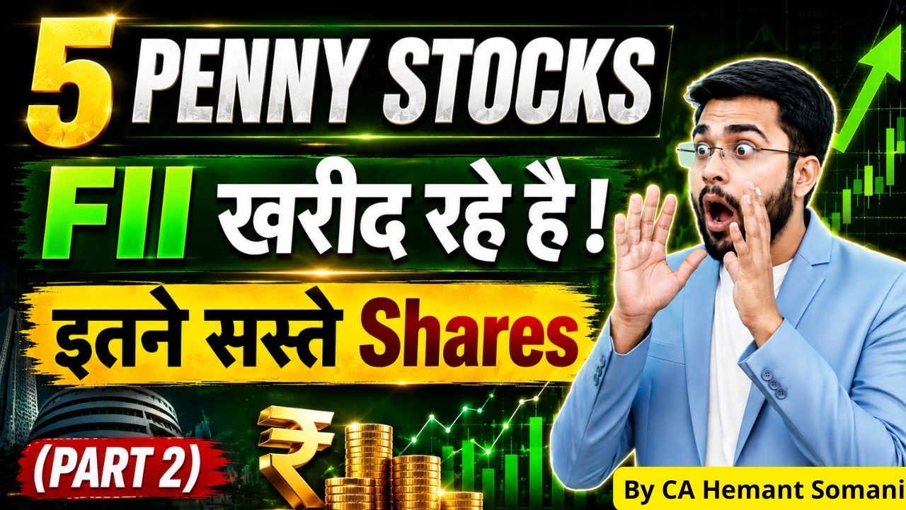 Top 5 Penny Stocks FII are Buying 📈 | Best Stocks to Buy Now ? [Part 2]