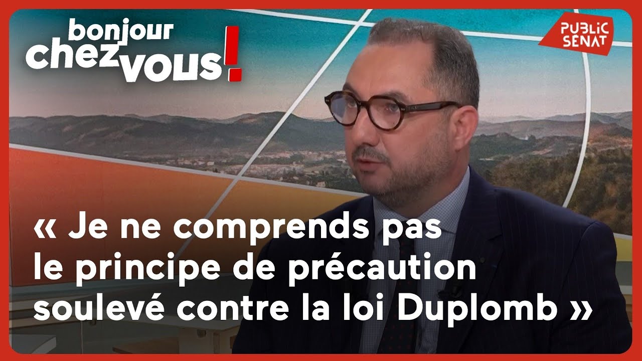 Franck Menonville : « Je ne comprends pas le principe de précaution soulevé contre la loi Duplomb »
