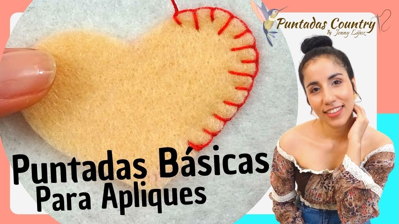PUNTADAS BÁSICAS DE BORDADO A MANO QUE TODO PRINCIPIANTE DEBE SABER !!