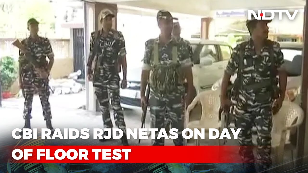 CBI Raids On Tejashwi Yadav's Party Men On Day Of Bihar Test Of Strength