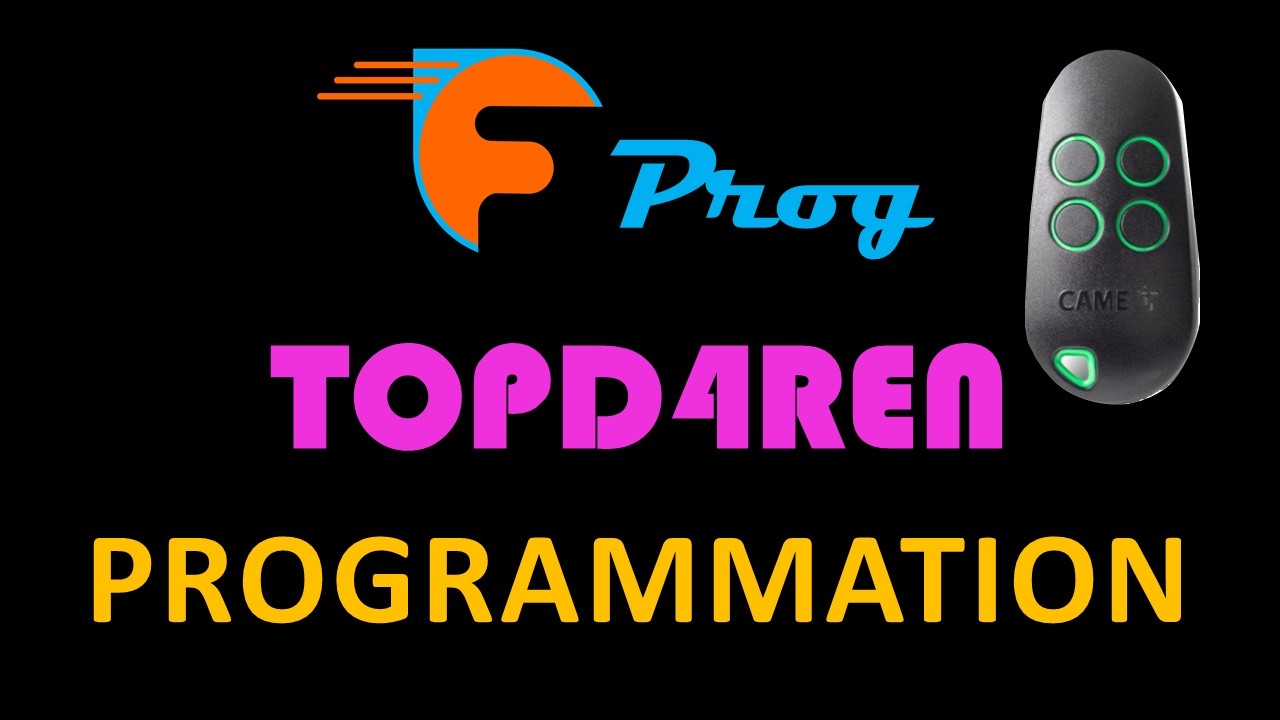 Informations sur télécommande TOPD4REN CAME